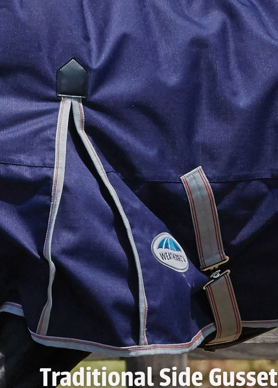 Weatherbeeta ComFiTec Essential Combo Lite Plus Turnout Rug - Navy/Silver/Red