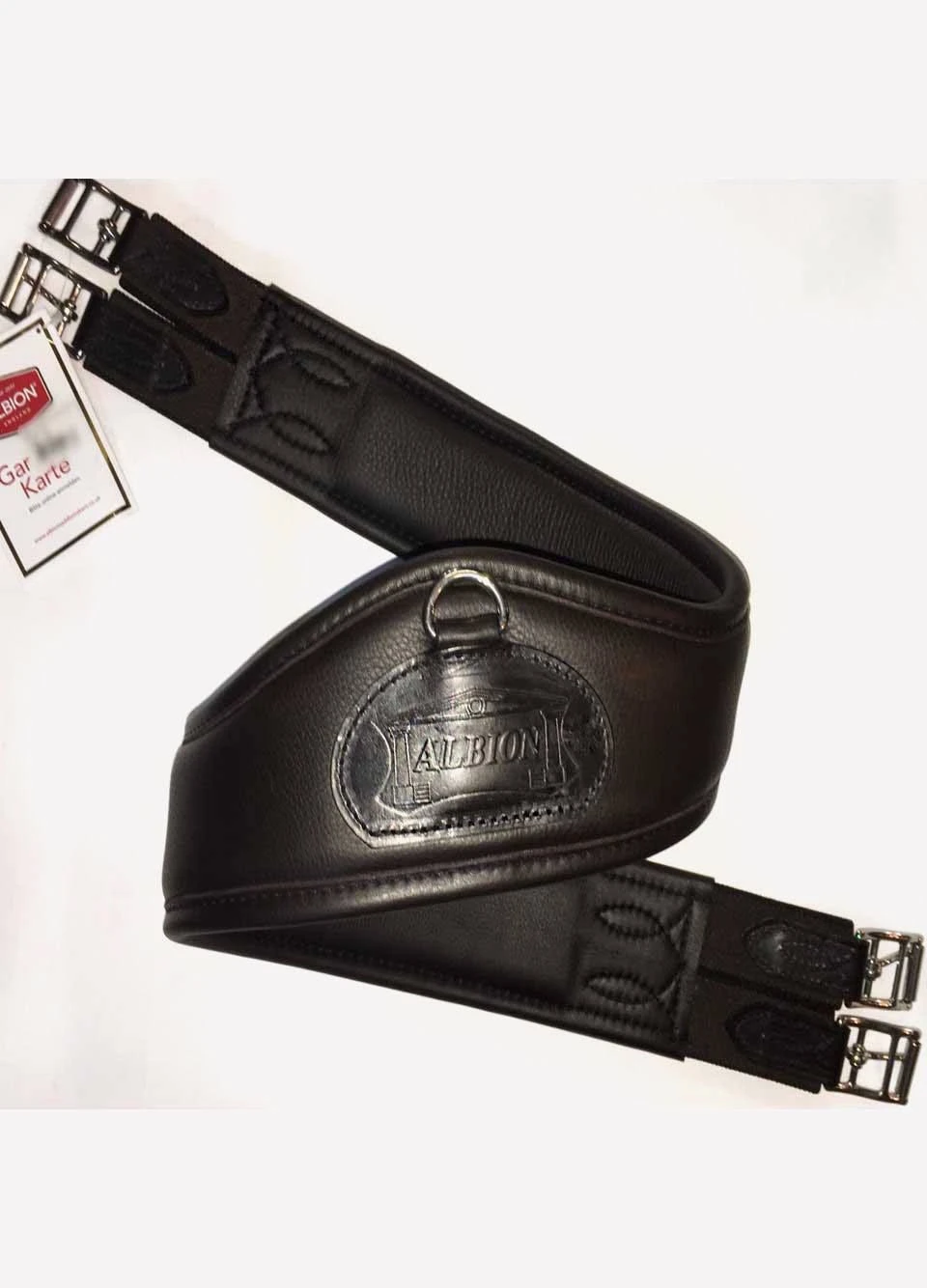 Albion New Long Girth With D-Ring - Brown