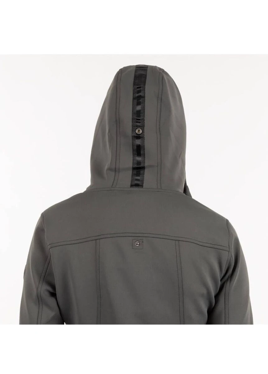 Anky Zipped Hoodie - Dark Shadow