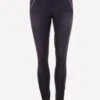Anky Womens Silver Zipped Breeches - Gypsy Grey