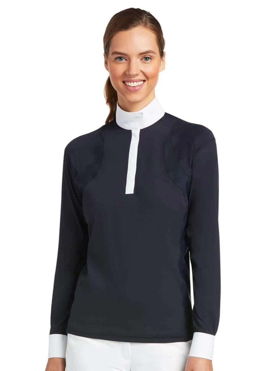 Ariat Auburn L/S Show Shirt - Navy