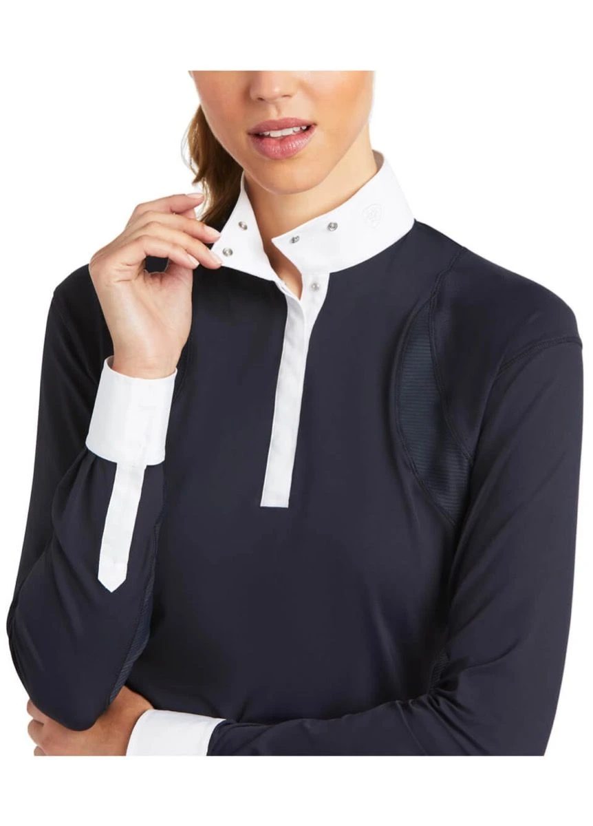 Ariat Auburn L/S Show Shirt - Navy