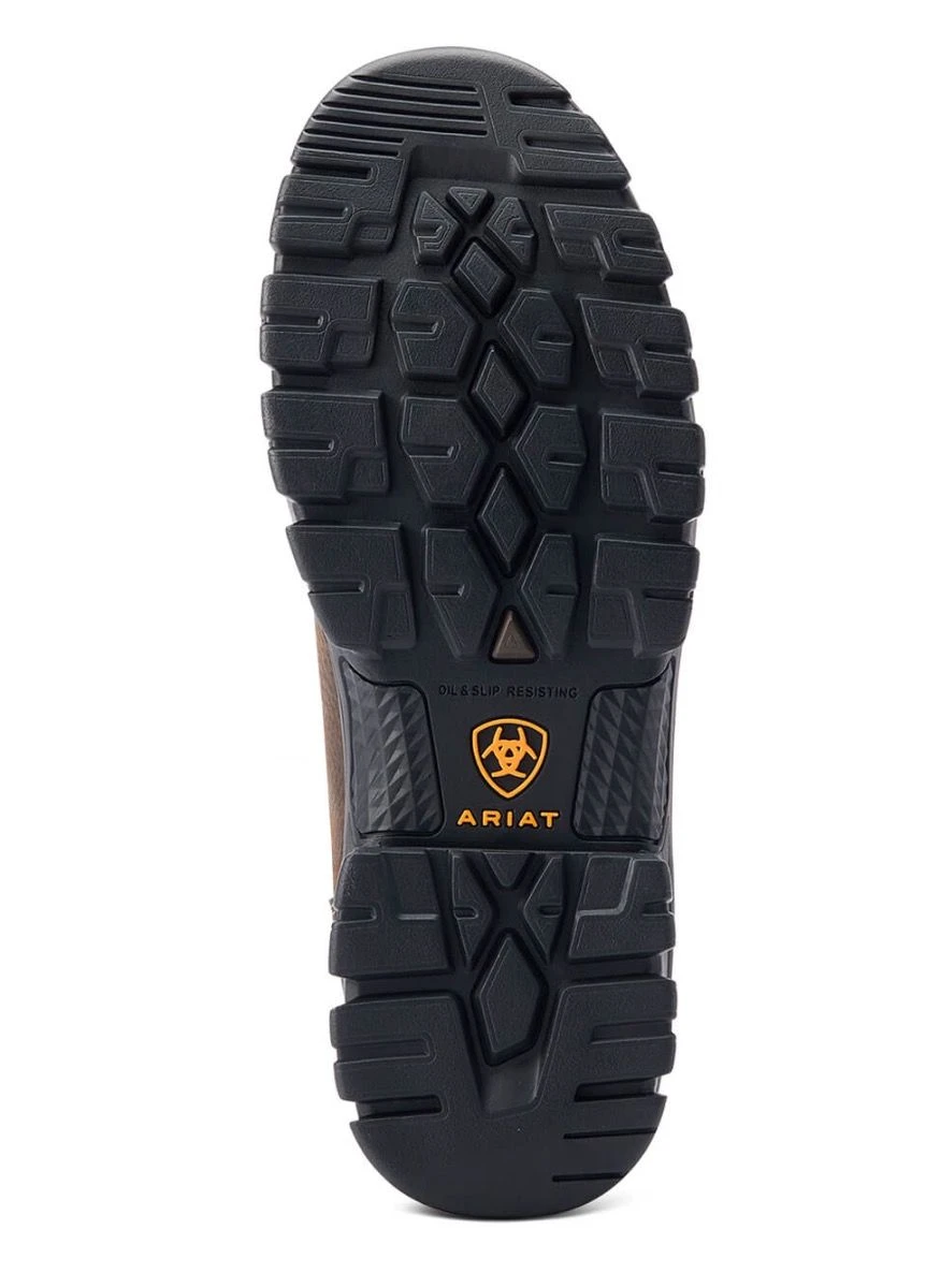 Ariat Mens Treadfast H20 Steel Toe Chelsea Boot - Dark Brown