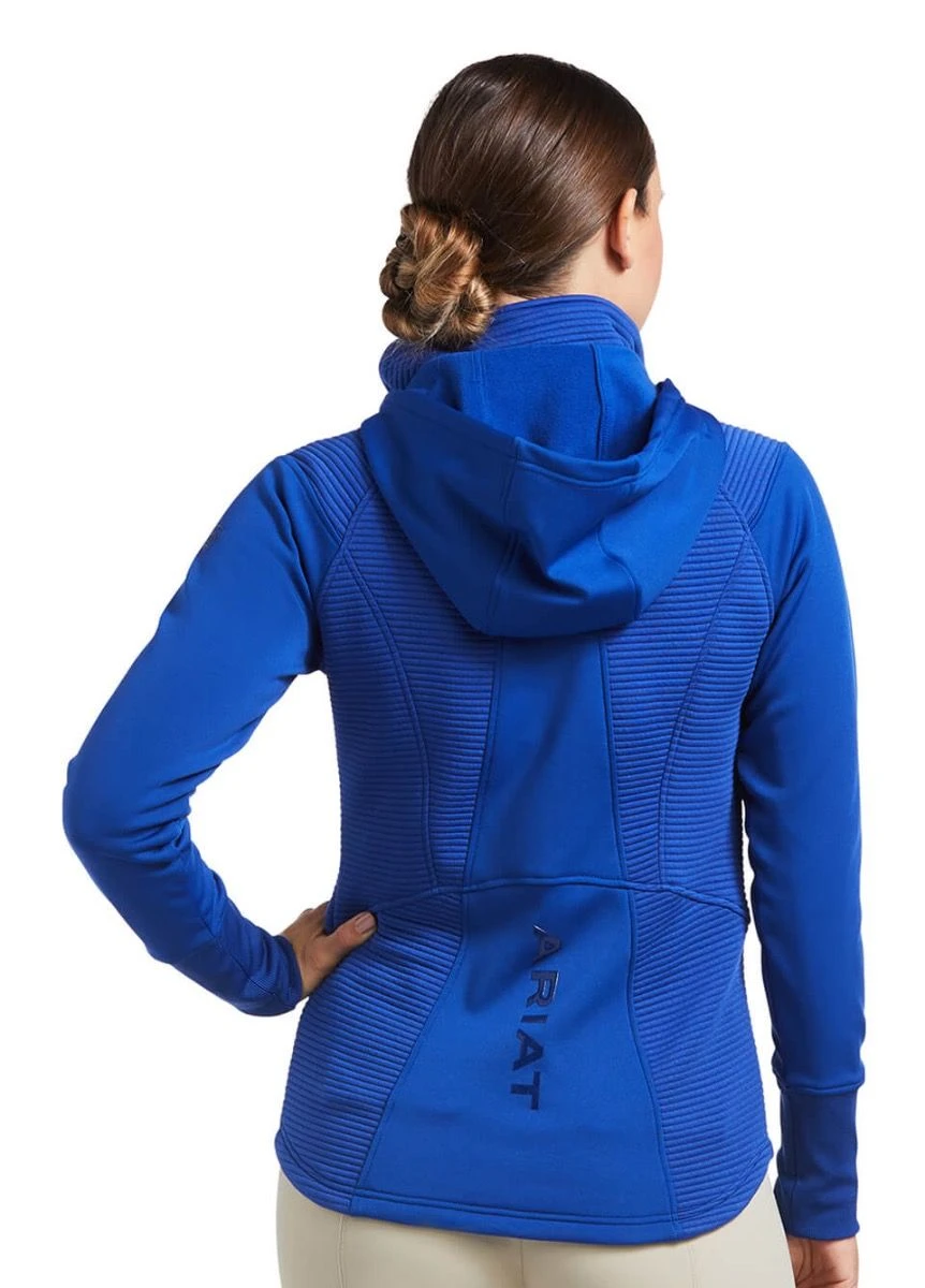 Ariat Wilde Full Zip Sweatshirt - Mazarine Blue