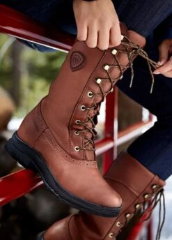 Ariat Ladies Wythburn Waterproof Boots - Weathered Brown