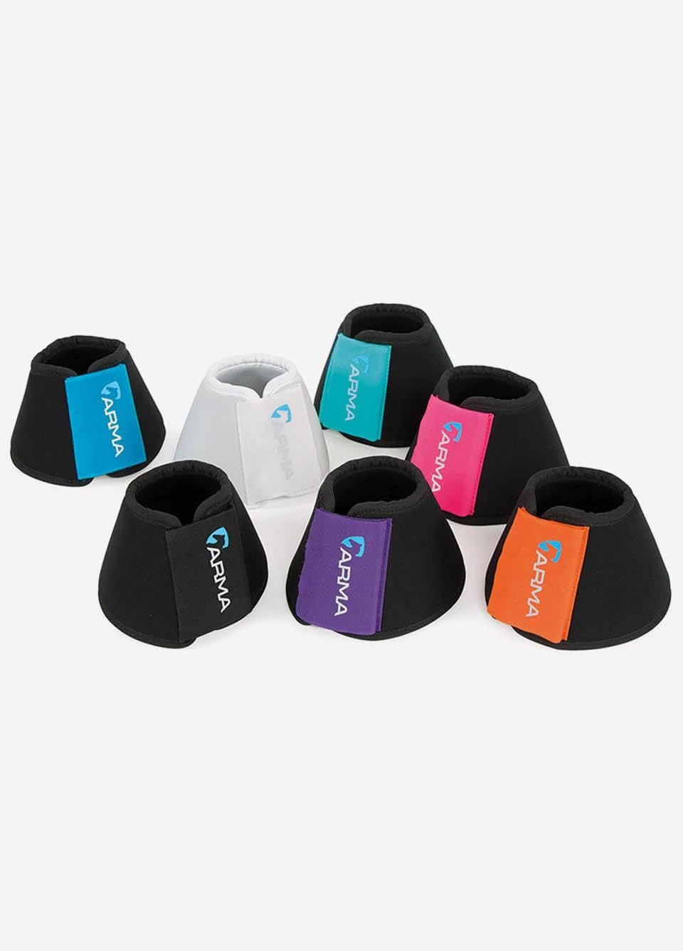 Shires Arma Neoprene Over Reach Boots - Raspberry