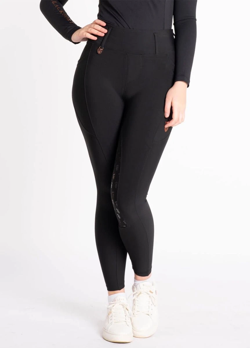 Blackfort Equestrian Everyday Active Riding Tights - Black/Rose