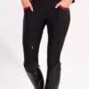 Blackfort Equestrian Training Tights - Black/Wine