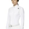 Cavalleria Toscana R-Evo Long Sleeve Competition Shirt - White