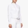 Cavalleria Toscana R-Evo Pleated Competition Shirt - White