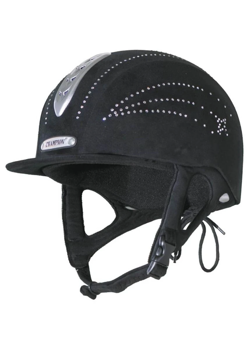 Champion Junior X-Air Star Plus Hat - Black/Crystal
