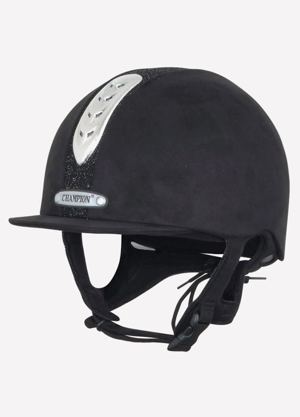 Champion Junior X-Air Dazzle Plus Riding Hat - Black