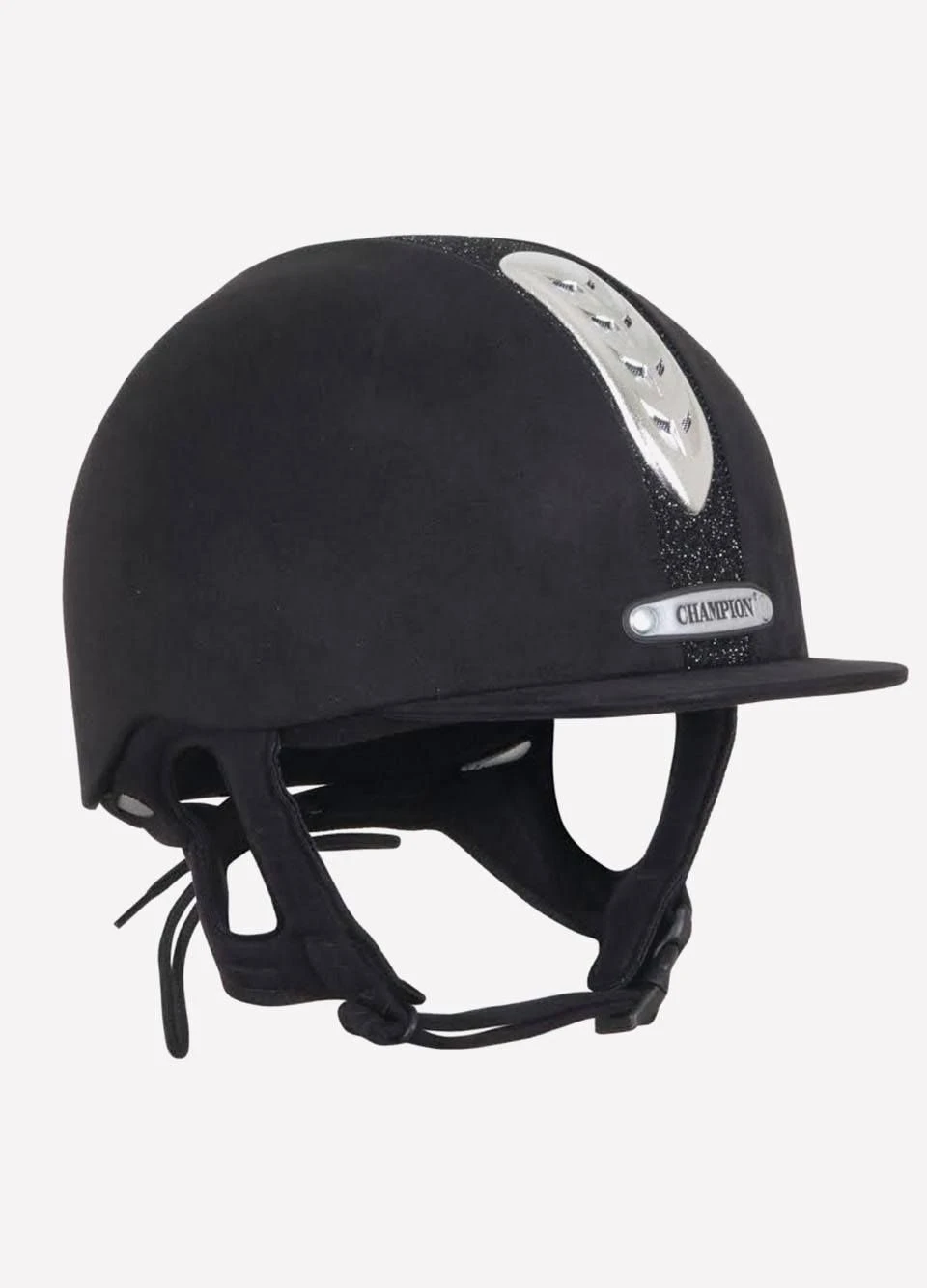 Champion Junior X-Air Dazzle Plus Riding Hat - Black