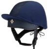 Charles Owen Harlow MS1 Pro Skull Helmet - Navy/Rose Gold