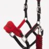 LeMieux Vogue Fleece Headcollar & Leadrope Set - Chilli/Black