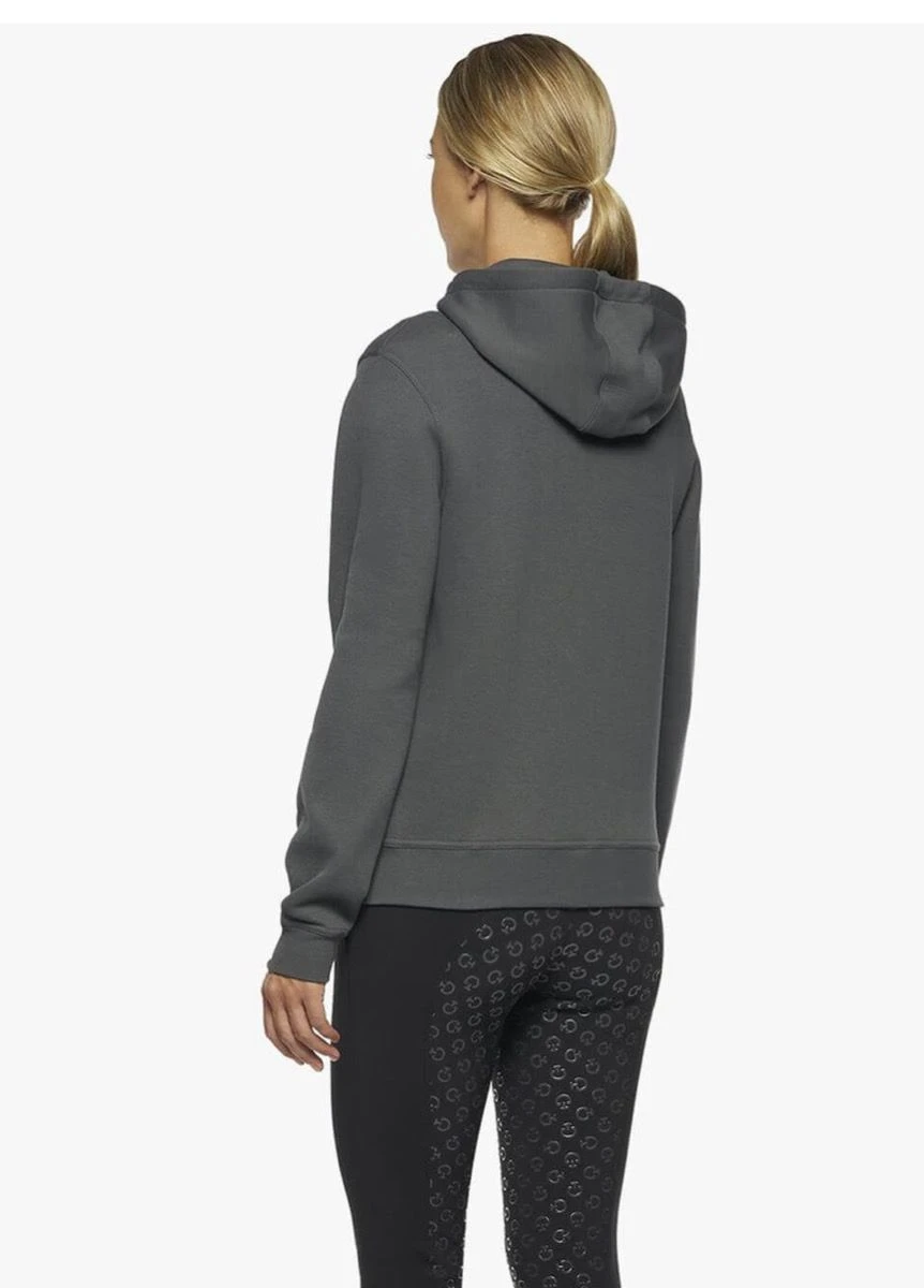Cavalleria Toscana Bonded Hoodie - Dark Grey