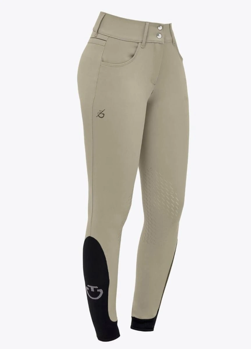 Cavalleria Toscana Dash Knee Grip High Waisted Breeches - Beige