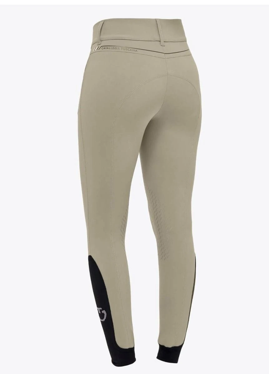 Cavalleria Toscana Dash Knee Grip High Waisted Breeches - Beige
