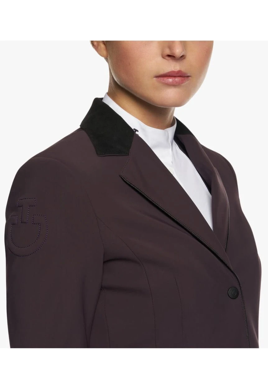 Cavalleria Toscana GP Zip Riding Jacket - Dark Purple