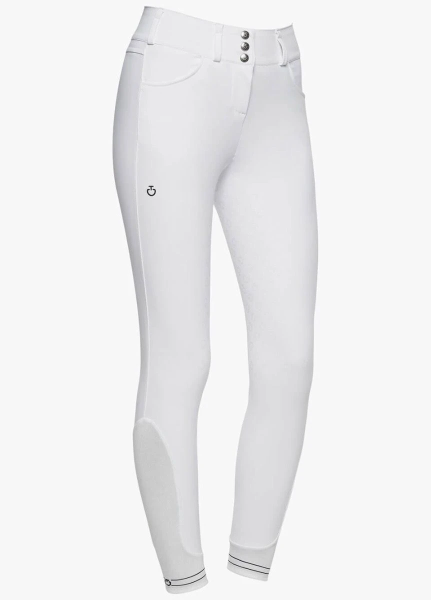 Cavalleria Toscana High Waist Full Seat Breeches - White