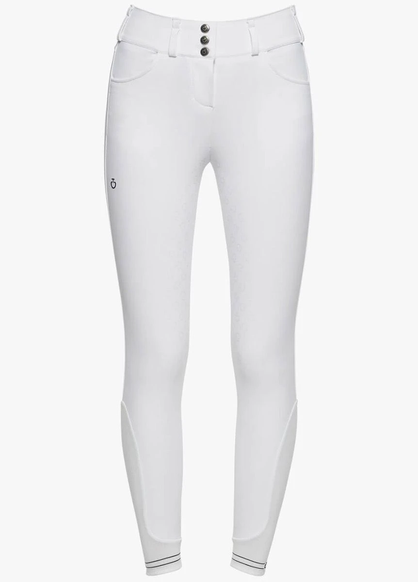 Cavalleria Toscana High Waist Full Seat Breeches - White