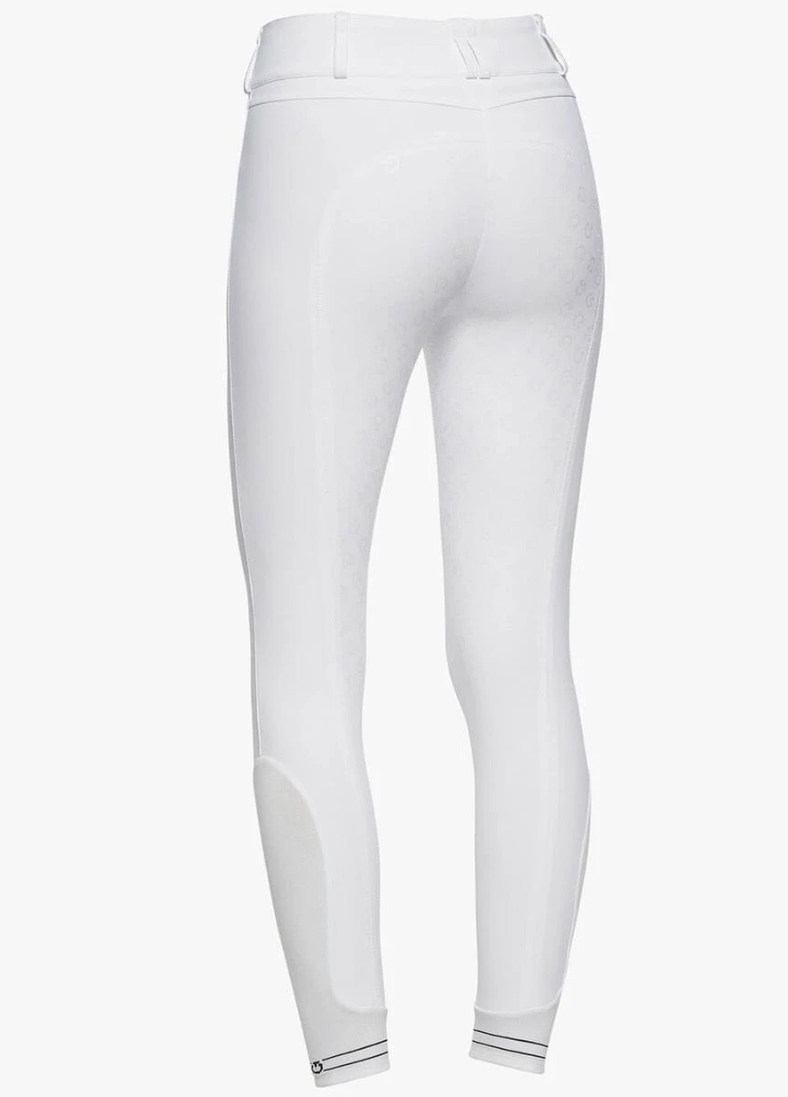 Cavalleria Toscana High Waist Full Seat Breeches - White