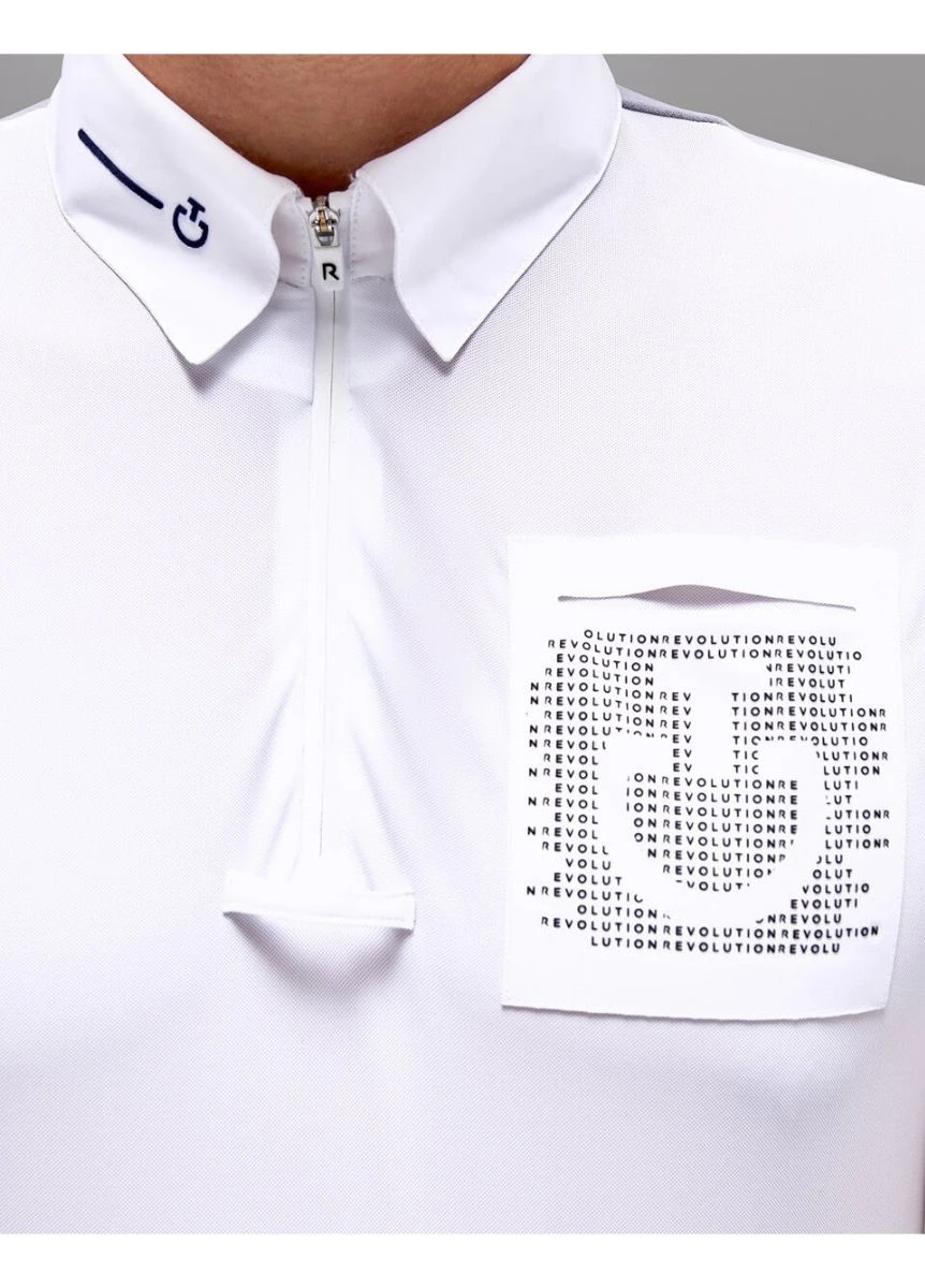 Cavalleria Toscana Mens Revo Piquet Polo - White