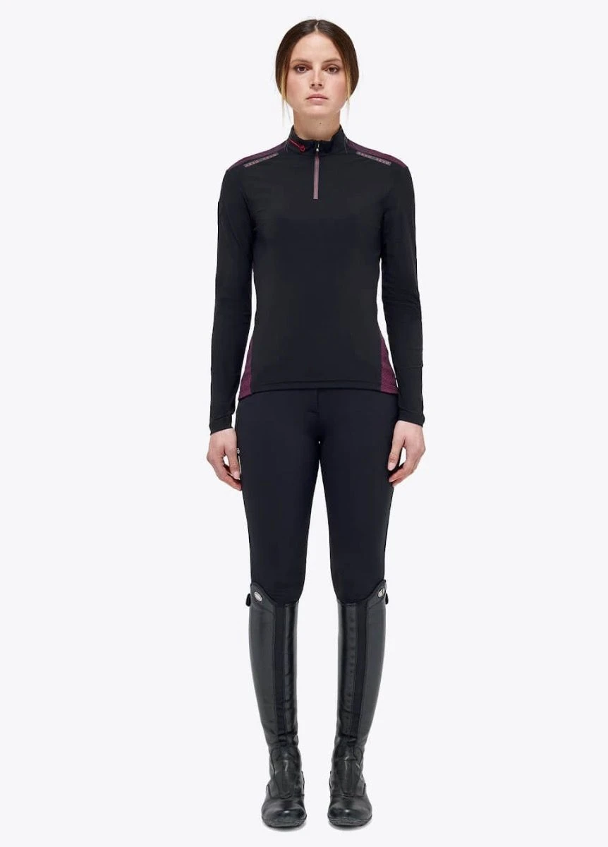 Cavalleria Toscana R-EVO Red Label Knit Training Polo - Black