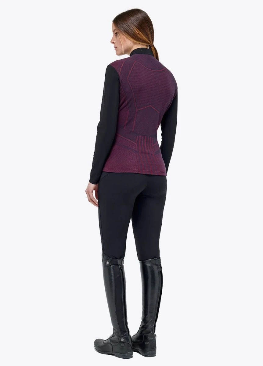 Cavalleria Toscana R-EVO Red Label Knit Training Polo - Black