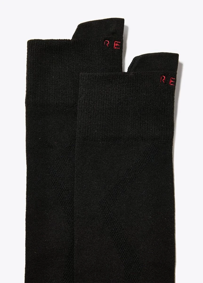 Cavalleria Toscana Revo Tech Knit Socks - Black/Red