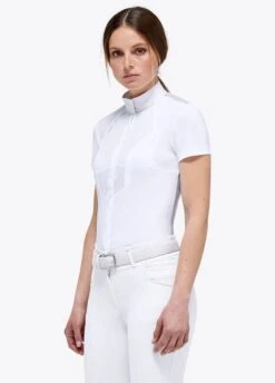 Cavalleria Toscana Revo Tech S/S Competition Shirt - White