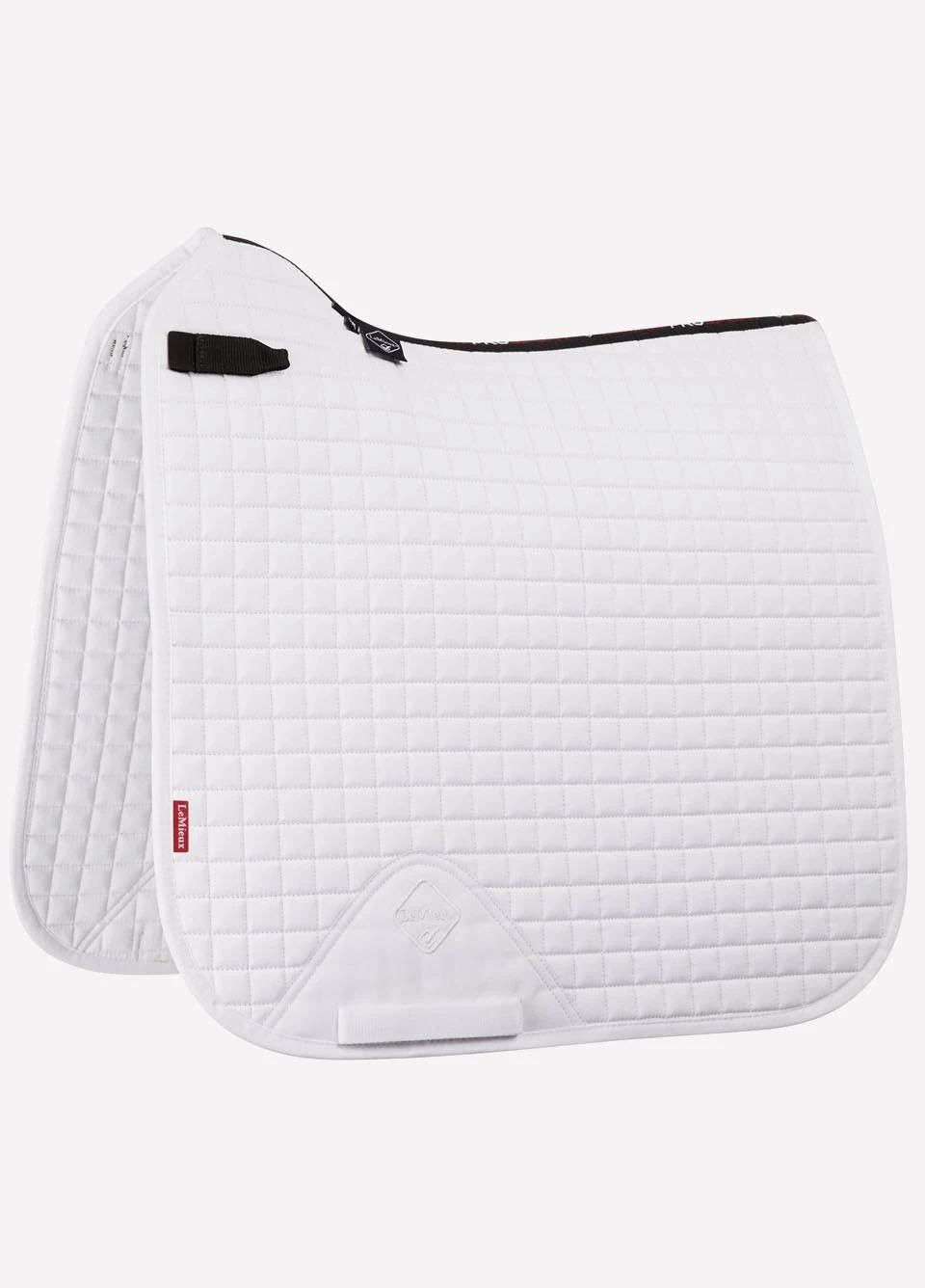LeMieux ProSport Plain D-Ring Dressage Square - White