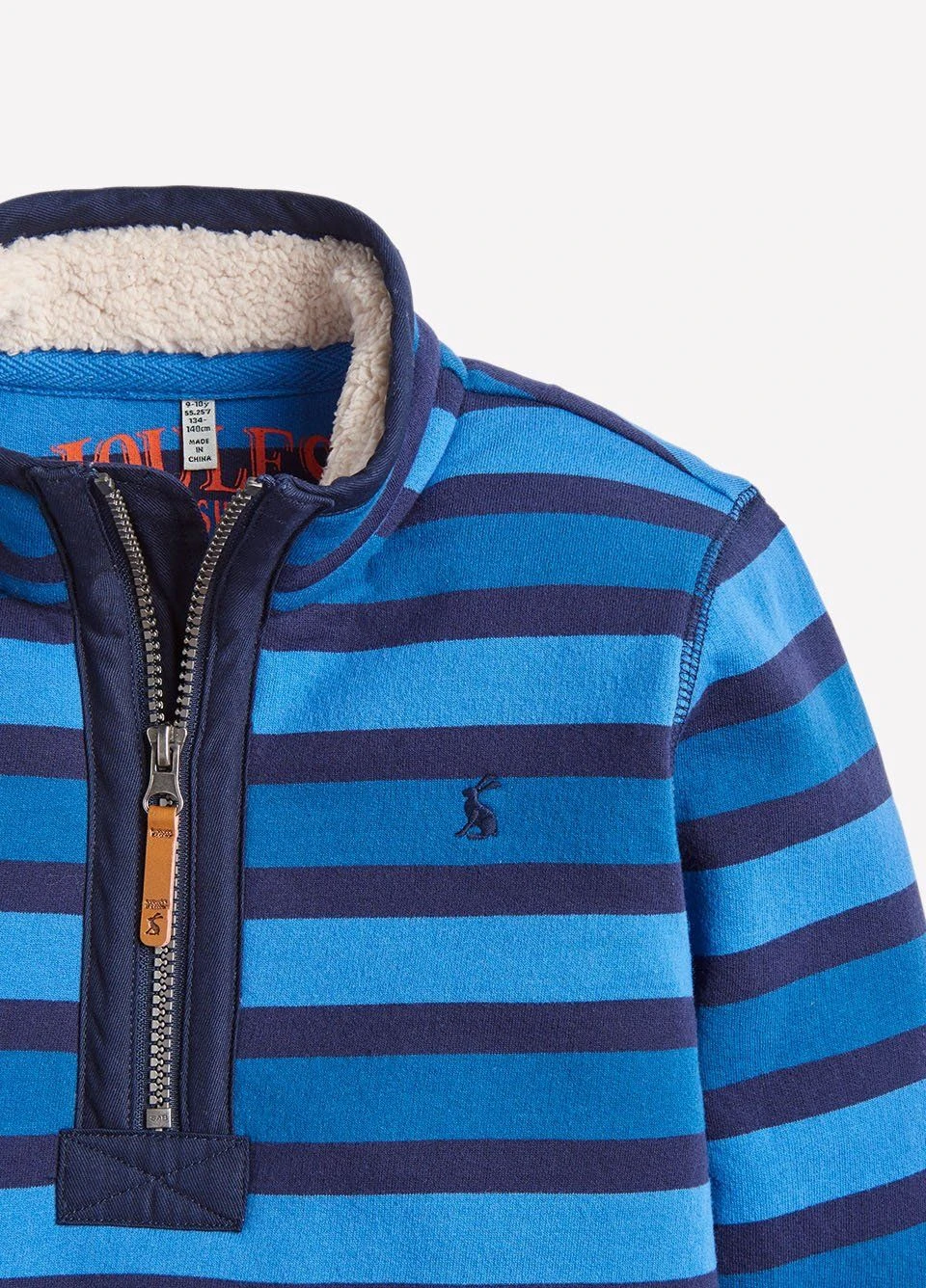 Joules Junior Winter Dale Sweatshirt - Blue Stripe