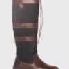 Dubarry Womens Galway Boots Slim Fit - Black/Brown