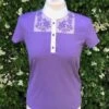 Equiline Ladies Elvi Competition Polo Shirt - Orchid