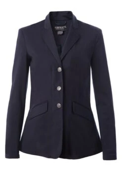 Equetech Jersey Junior Competition Jacket - Navy/Silver