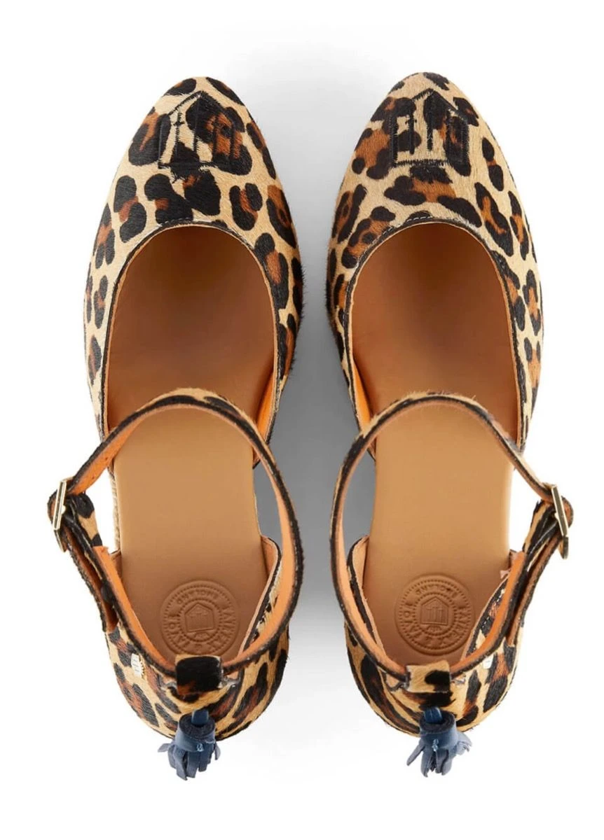 Fairfax & Favor Monaco Wedge - Jaguar Haircalf