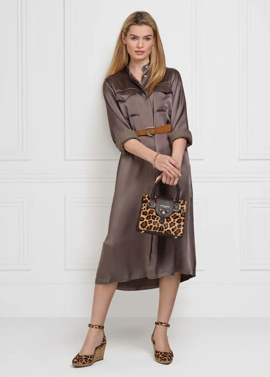 Fairfax & Favor Monaco Wedge - Jaguar Haircalf