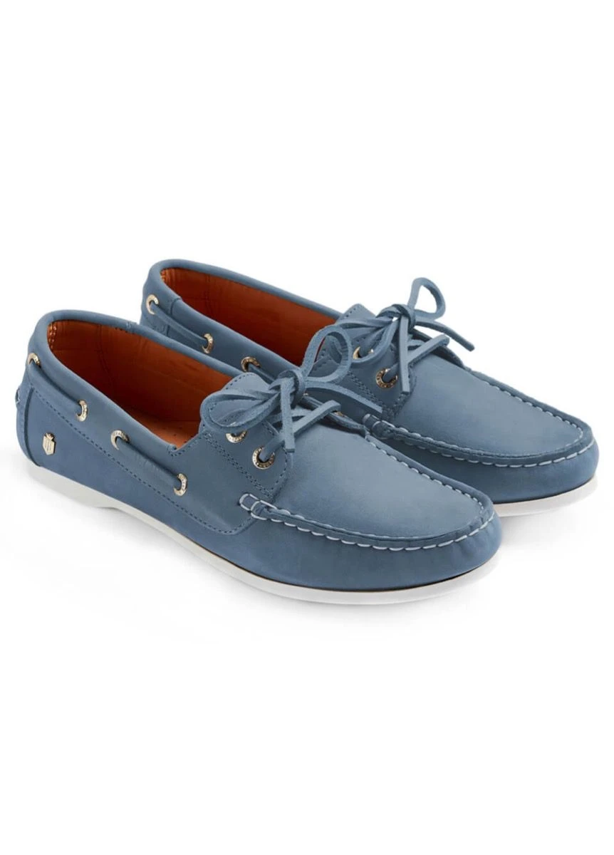 Fairfax & Favor Salcombe Deck Shoe - Cornflower