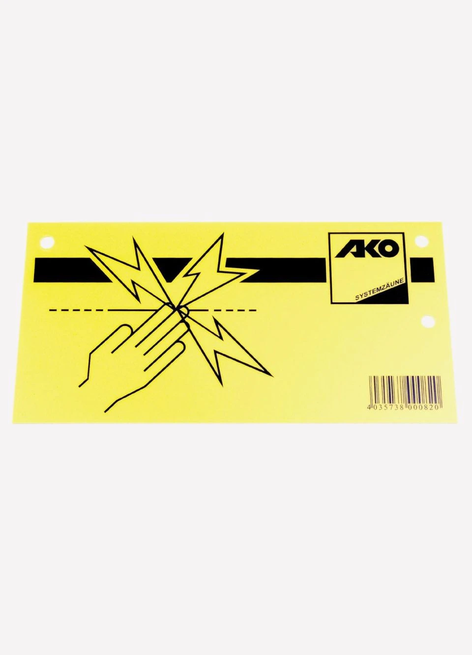 Wolseley Fence Warning Sign