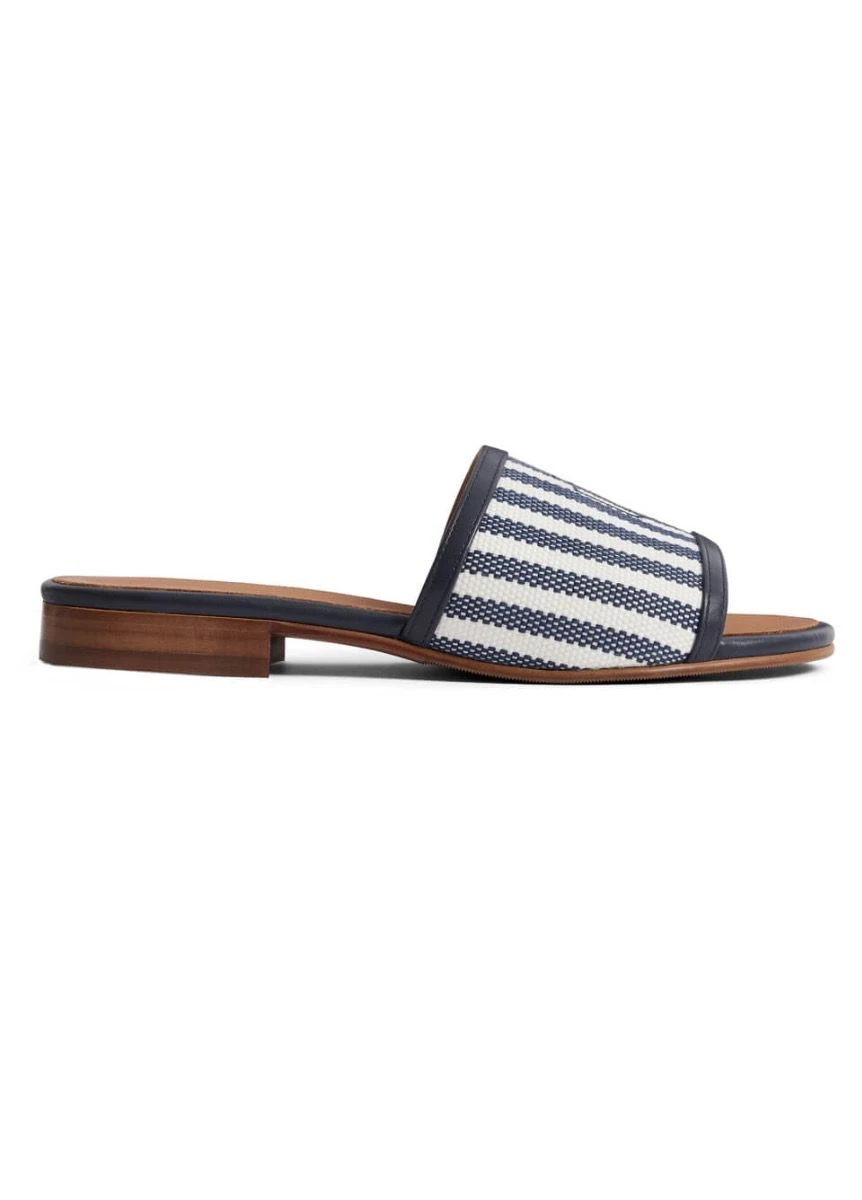 Fairfax & Favor Heacham Sandal - Navy Stripe