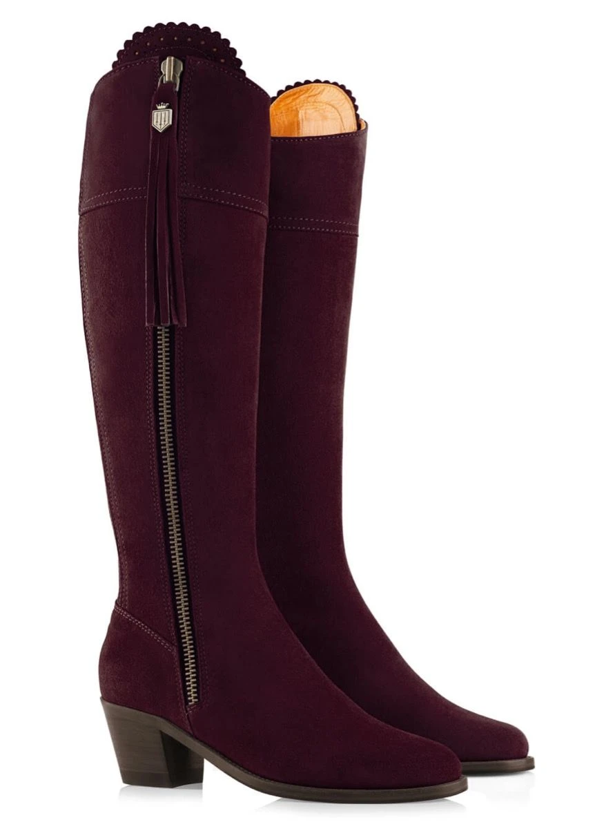 Fairfax & Favor Heeled Regina Sporting Fit - Plum