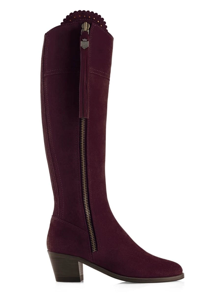 Fairfax & Favor Heeled Regina Sporting Fit - Plum