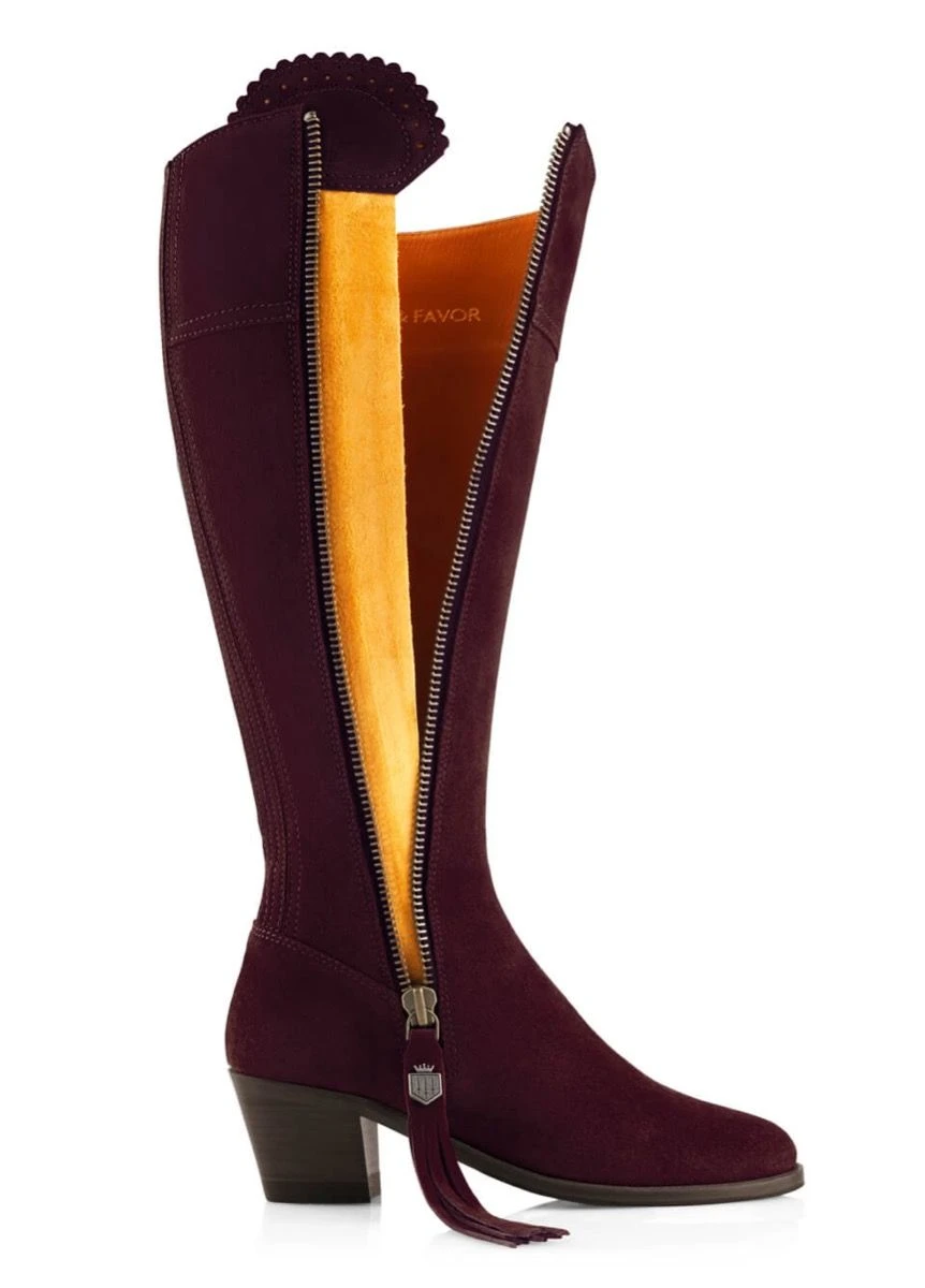 Fairfax & Favor Heeled Regina Sporting Fit - Plum