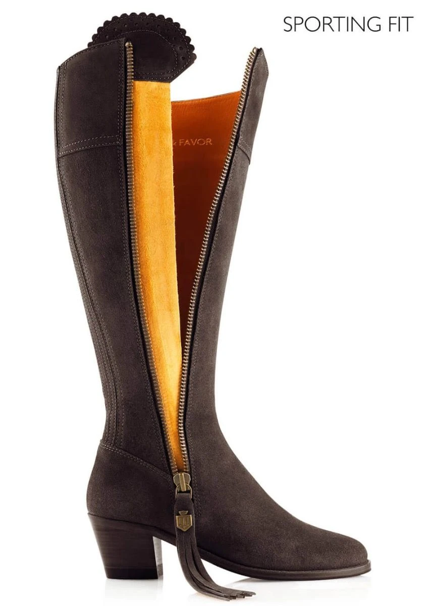 Fairfax& Favor Heeled Regina Sporting Fit - Chocolate