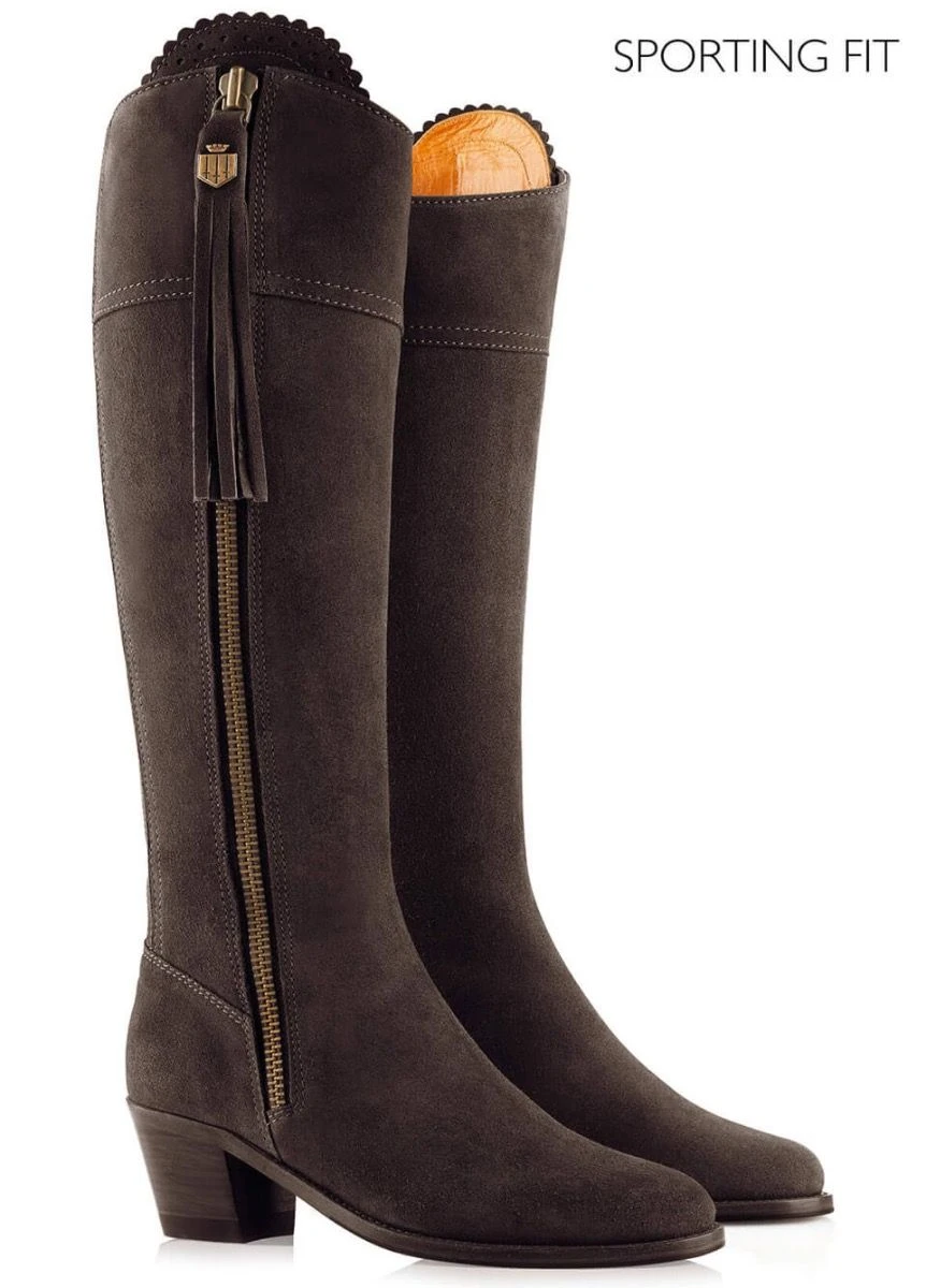 Fairfax& Favor Heeled Regina Sporting Fit - Chocolate