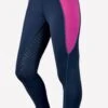 Dublin Performance Flex Zone Riding Tights - Navy/Pink