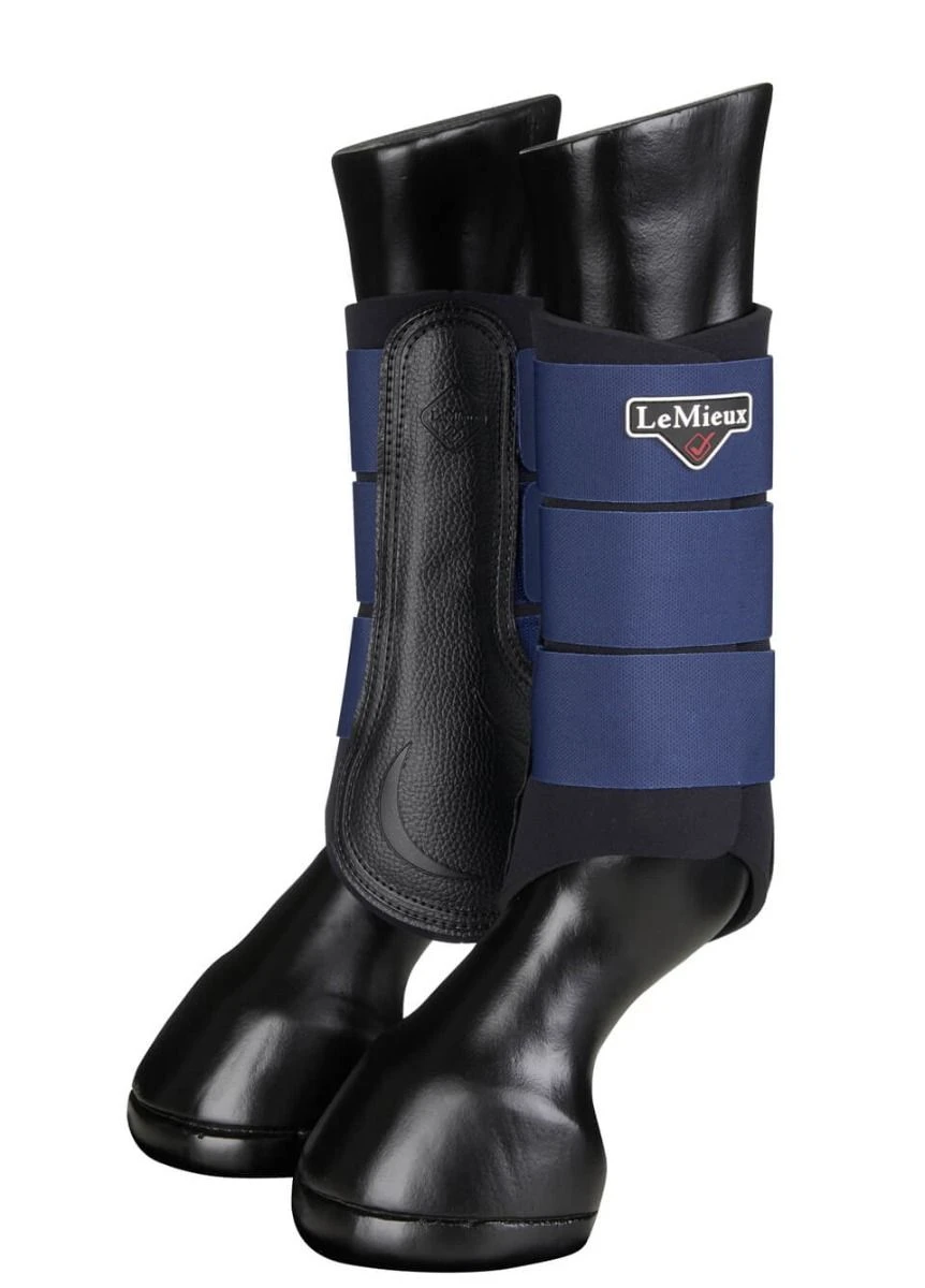 LeMieux Grafter Brushing Boots - Ink Blue