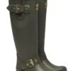 Holland Cooper Sherpa Lined Regency Wellingtons - Matte Green