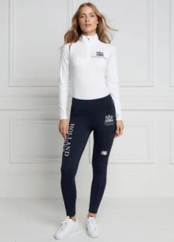 Holland Cooper Thermal Full Grip Leggings - Ink Navy
